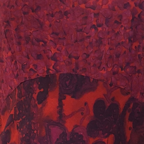 Vintage Carole Little Pieced Pattern Maxi Dress - Picture 8 of 8